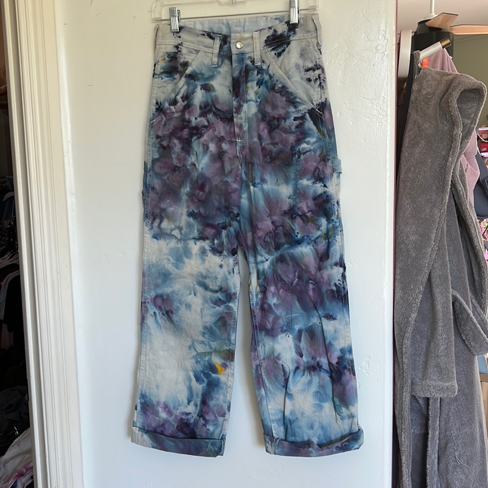 Deadstock Stonecutter’s carpenter pants, dyed by me!